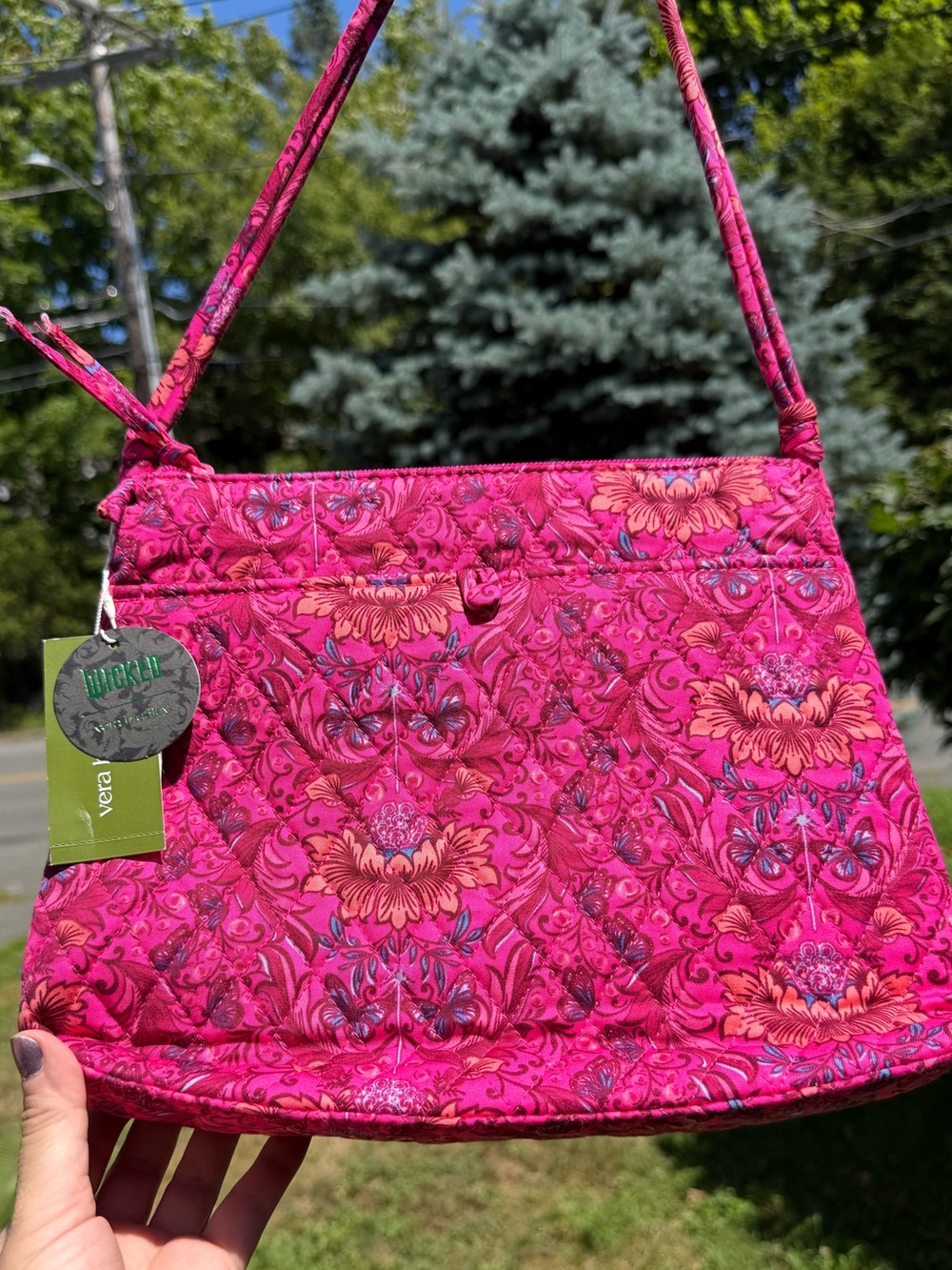 Vera Bradley X Wicked Glinda She's So Good Original Hipster Crossbody NWT